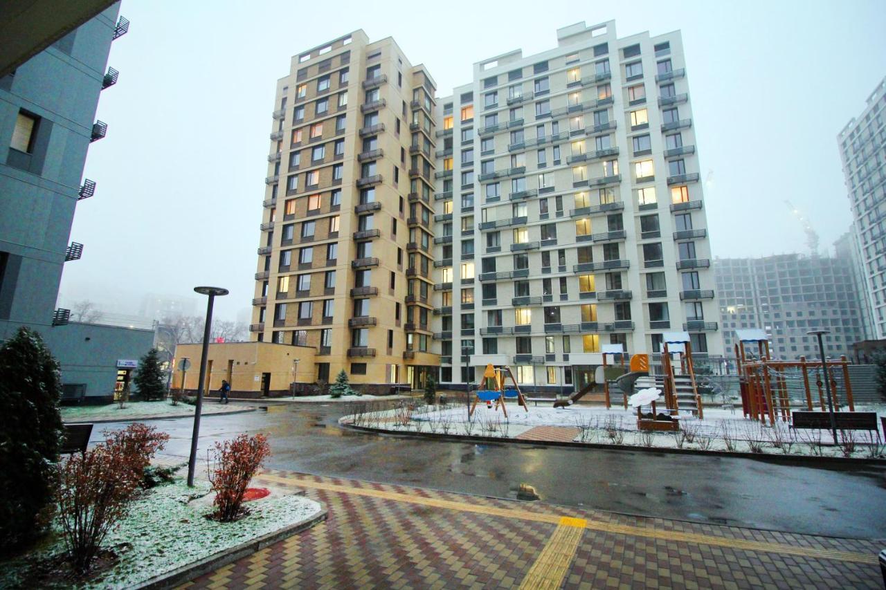Стильные Апартаменты В Лучшем Жк Almaty Ngoại thất bức ảnh